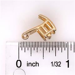 James Avery Rocking Chair 14K Yellow Gold Charm